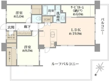 【神奈川県/横浜市保土ケ谷区仏向町】シティテラス横濱和田町ブリーズコート 間取り図