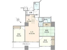 【神奈川県/横浜市中区山下町】ヴィルヌーブタワー横浜・関内 間取り図