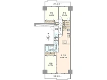 【神奈川県/横浜市戸塚区品濃町】ニューシティ東戸塚パークヒルズ H棟 間取り図