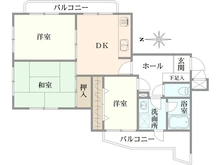 【神奈川県/藤沢市弥勒寺】ライオンズマンション藤沢第2 間取り図