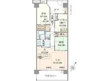 【東京都/府中市住吉町】プラウド府中中河原 間取り図