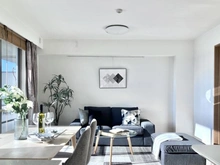 【神奈川県/横浜市西区西平沼町】ヨコハマタワーリングスクエア リビング・ダイニング：※家具調度品は価格に含まれません。