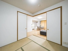 【神奈川県/横浜市西区西平沼町】ヨコハマタワーリングスクエア 和室：※家具調度品は価格に含まれません。