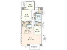 【神奈川県/横浜市中区池袋】レーベン横浜山手ONE WARD COURT 間取り図