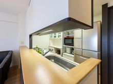 【神奈川県/川崎市川崎区中瀬】フォレシアム コンフォートタワー キッチン：対面式カウンターキッチン