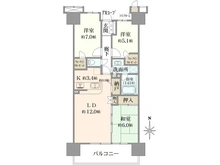 【神奈川県/川崎市川崎区中瀬】フォレシアム コンフォートタワー 間取り図