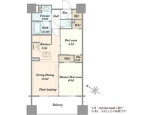 【神奈川県/横浜市西区北幸】シティハウス横浜 間取り図