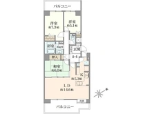 【神奈川県/横浜市神奈川区松見町】コートハウス菊名 間取り図