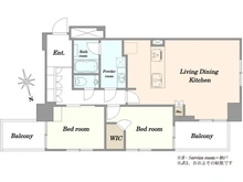 【東京都/港区海岸】スカイグランデ汐留 間取り図