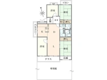 【神奈川県/横浜市青葉区あざみ野】あざみ野団地 第3－3－6号棟 間取り図