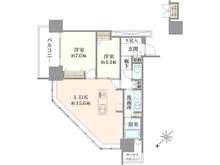 【神奈川県/横浜市西区みなとみらい】ブリリアグランデみなとみらい パークフロントタワー 間取り図