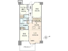 【神奈川県/横浜市西区東ケ丘】ヴェレーナグラン横浜野毛山公園 間取り図