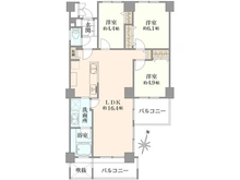 【神奈川県/横浜市磯子区東町】エルフィーノ横濱根岸 間取り図