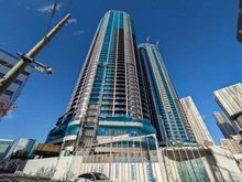 【東京都/中央区豊海町】ザ豊海タワーマリン＆スカイ WEST 建築中の外観：左手手前