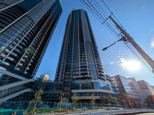 【東京都/中央区豊海町】ザ豊海タワーマリン＆スカイ WEST 建築中の外観