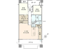 【神奈川県/横浜市西区岡野】プラウド横浜岡野公園 間取り図