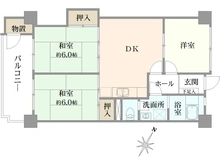 【神奈川県/藤沢市亀井野】六会駅前高層住宅 間取り図