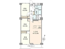 【神奈川県/横浜市神奈川区松見町】エクセレンス横浜 間取り図