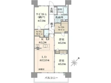 【神奈川県/横浜市保土ケ谷区仏向町】シティテラス横濱和田町 ブリーズコート 間取り図