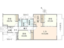 【神奈川県/藤沢市辻堂太平台】パストラルハイム湘南太平台 間取り図