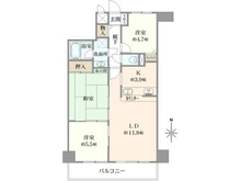 【神奈川県/平塚市明石町】ライオンズプラザ平塚第2 間取り図