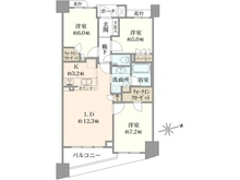 【東京都/町田市南つくし野】プラウドすずかけ台 間取り図