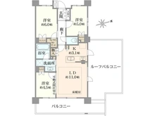【神奈川県/藤沢市鵠沼海岸】レーベン鵠沼海岸BLUENOVA 間取り図
