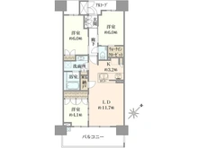 【神奈川県/茅ヶ崎市赤松町】シエリア湘南辻堂 間取り図