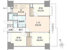 【神奈川県/藤沢市藤沢】アルス・クリオ藤沢 間取り図