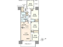 【神奈川県/藤沢市鵠沼東】グレーシア湘南藤沢テラス 間取り図