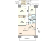【神奈川県/藤沢市鵠沼橘】プレディア鵠沼橘ローレルコート 間取り図