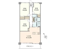 【神奈川県/藤沢市善行】東急ドエルアルス藤沢善行 間取り図