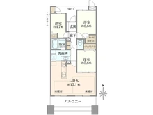 【神奈川県/海老名市中央】ビナマークス イースト 間取り図