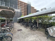【神奈川県/茅ヶ崎市今宿】ダイアパレスエクシード茅ヶ崎 駐輪場：大規模修繕中