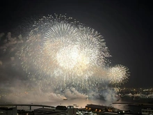 【神奈川県/横浜市神奈川区栄町】ザ・ヨコハマタワーズ　 タワーイースト 眺望：みなとみらい花火大会