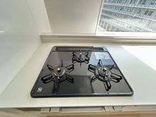 【神奈川県/茅ヶ崎市茅ヶ崎】サーパス茅ヶ崎駅前 キッチン：三口コンロ