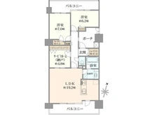 【神奈川県/茅ヶ崎市緑が浜】ライオンズマンション茅ヶ崎グランコースト 間取り図