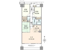 【神奈川県/平塚市高浜台】ダイアパレスグランデージ湘南平塚 間取り図