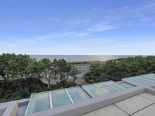 【神奈川県/平塚市龍城ケ丘】グレーシア湘南平塚海岸 眺望：オーシャンビューテラスから南西側(ズーム無)