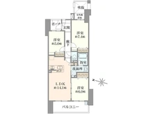 【神奈川県/平塚市龍城ケ丘】クリオ平塚龍城ヶ丘壱番館 間取り図