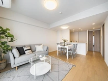 【神奈川県/藤沢市鵠沼橘】プレディア鵠沼橘ローレルコート リビング・ダイニング：※家具調度品等は販売価格に含まれておりません