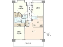 【神奈川県/茅ヶ崎市本宿町】ルシオン茅ヶ崎 間取り図