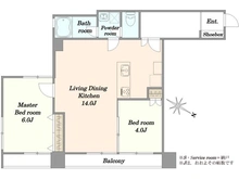 【東京都/渋谷区富ヶ谷】代々木いずみマンション 間取り図