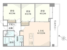 【東京都/北区豊島】コープ野村アーバニティ王子 間取り図