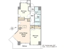 【東京都/港区芝】インフィニティ三田 間取り図