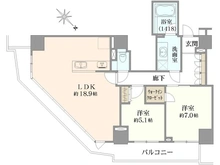 【東京都/新宿区西新宿】セントラルレジデンス新宿シティタワー 間取り図