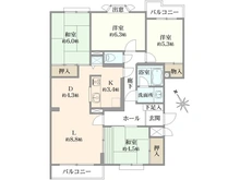 【神奈川県/秦野市新町】ホーユウパレス秦野 間取り図