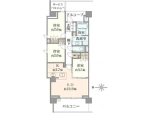 【東京都/目黒区大橋】プラウド駒場 間取り図