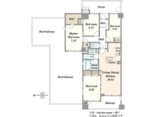 【東京都/新宿区北新宿】It’s東京フォーサイトスクエア 間取り図