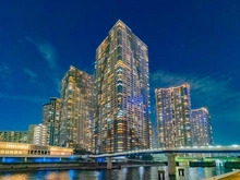 【東京都/中央区勝どき】THE TOKYO TOWERS MID TOWER 東京タワーズ 外観：左から2棟目が該当マンション